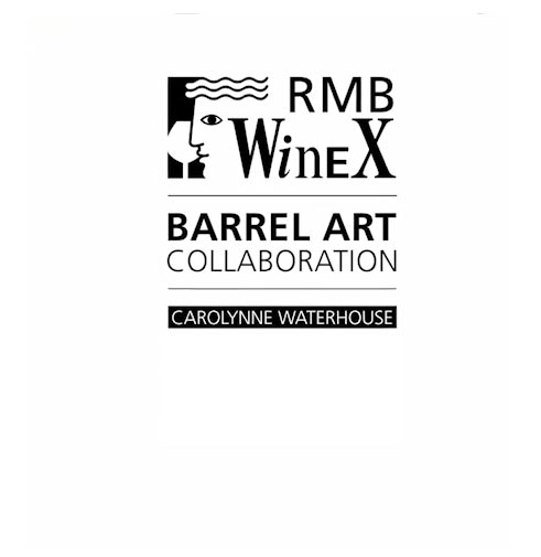 RMB WineX barrel art collaboration - Carolynne Waterhouse
